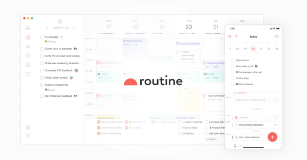 Routine screenshot