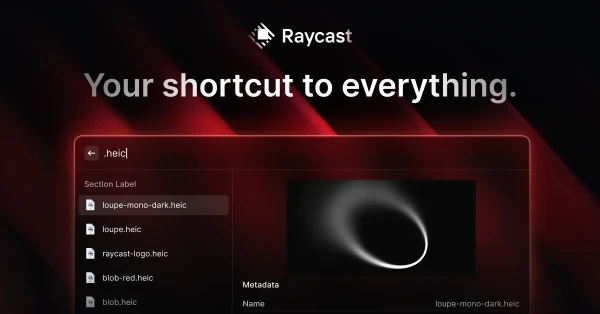 Raycast screenshot